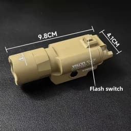 Tactical Light X300 X300U Nylon Pistol Gun Strobe LED Light Fit 20mm Rail Airsoft Hanging Hunting Flashlight