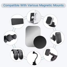 5/10PCS Magnetic Metal Plate Disk Car Phone Holder Stickers Magnetic Patch Sticker for Tablet Mobile Phone Car Stand Mount
