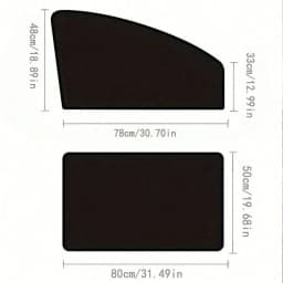 Magnetic Curtain Protectors, Side Window Sunshades, UV Protection, Suitable for Most Models, Universal in All Seasons