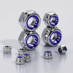 210/150pcs Stainless Steel Hex Lock Nuts, Anti-Slip Self-Locking M3-M8/M4-M6 Assortment for Industrial/Construction/Automotive