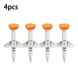 4 Pcs 33-55mm Adjustable-height Golf Tee Training Accessories