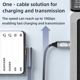 5A 100W USB C 3 Gen2 10Gbps Cable Type C to C 4k 60Hz Video Cable QC4.0 3.0 Fast Charging Cable For MacBook Pro Samsung Xiaomi