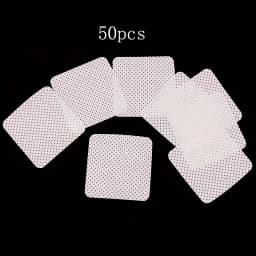 50 Lint-Free Nail Wipes, Super Absorbent Nail Wipes for Removing Gel Polish, Eyelash Extensions, and Nail Preparation (White Pink)