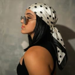 2026 Dot Print Square Scarf For Women Silk Shawl Neckerchief Female Hair Bands Head Wraps Headband Foulard Satin Hijab Bandana