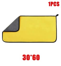 3/5/10Pcs Microfiber Car Wash Towels 30*30CM/30*60cm Double Sided Car Cleaning Drying Cloth for Car Care Kitchen Use