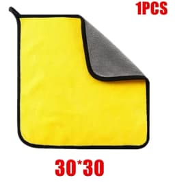 3/5/10Pcs Microfiber Car Wash Towels 30*30CM/30*60cm Double Sided Car Cleaning Drying Cloth for Car Care Kitchen Use