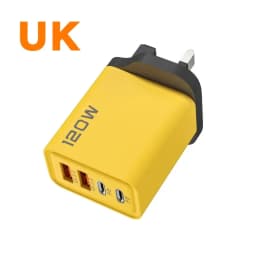 120W Quick Charger PD 4 Ports USB C Charger Type C USB Phone Charger Fast Charging Adapter for Samsung iPhone Huawei Xiaomi NEW