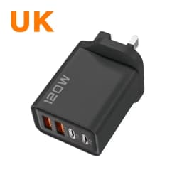 120W Quick Charger PD 4 Ports USB C Charger Type C USB Phone Charger Fast Charging Adapter for Samsung iPhone Huawei Xiaomi NEW