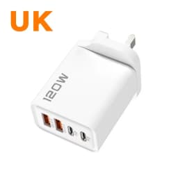 120W Quick Charger PD 4 Ports USB C Charger Type C USB Phone Charger Fast Charging Adapter for Samsung iPhone Huawei Xiaomi NEW