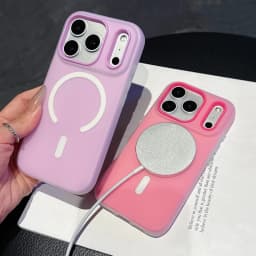 Original Candy Color 2IN1 For Magsafe Wireless Charging Case For iPhone 18 17 16 15 14 13 12 11 Pro Max PLUS AIR Magnetic Cover