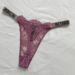 2025 New Sexy Pink Brand Lingerie Female Intimate Underwear Rise Women Panties Bra Rhinestone Letter Comfort Brief