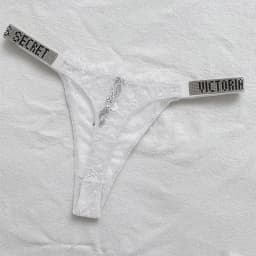 2025 New Sexy Pink Brand Lingerie Female Intimate Underwear Rise Women Panties Bra Rhinestone Letter Comfort Brief