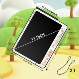 11/13/16 Inch Kids Chalkboard LCD Writing Board Tablet Drawing Painting Educational Toy for Children Aged 3-8 Years Boys Girls