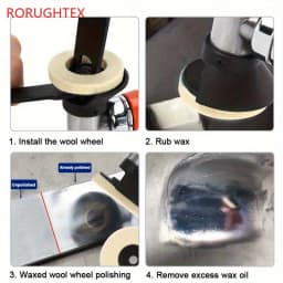 1/5/10pcs 75mm Wool Polishing Wheel Polishing Pads Angle Grinder Wheel Felt Polishing Disc for Metal Marble Glass Ceramic