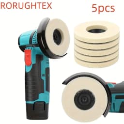 1/5/10pcs 75mm Wool Polishing Wheel Polishing Pads Angle Grinder Wheel Felt Polishing Disc for Metal Marble Glass Ceramic