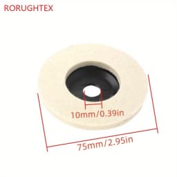 1/5/10pcs 75mm Wool Polishing Wheel Polishing Pads Angle Grinder Wheel Felt Polishing Disc for Metal Marble Glass Ceramic