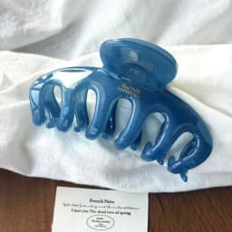 Korean Large Size Acrylic Dragon Bone Shark Hair Clip French Style Polka Point Arc Back of Head Hair Claw Clamp Hair Accessories