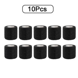 10pcs Elastic Self-Adhesive Athletic Tape Bandage 2.5/5/10cm Non-Woven Universal Fit for Sports Foot Support Joint Protection