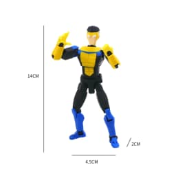 3D Printed Invincible Boy Invincible Mark Multi-Jointed Movable Model Light Blue Stripe Style Dummy13 T13 Collection