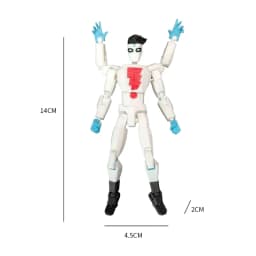 3D Printed Invincible Boy Invincible Mark Multi-Jointed Movable Model Light Blue Stripe Style Dummy13 T13 Collection