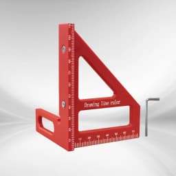1pc Woodworking Multi Angle Square Protractor Plastic Angler Scriber Woodworking Square or W/ Dowel Pins Miter Triangular Ruler