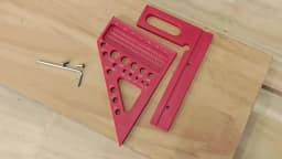1pc Woodworking Multi Angle Square Protractor Plastic Angler Scriber Woodworking Square or W/ Dowel Pins Miter Triangular Ruler