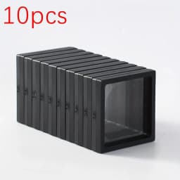 10pcs, Transparent Floating Display Box, Plastic Film Jewelry Packaging Box, Jewelry, Necklace, Ring, and Collectible Storage Bo