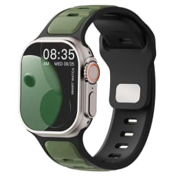 For Iwatch Series 11 10 9 8 7 6 5 4 SE3 Ultra 1 2 Silicone Strap Sports Band for Apple Watch 49mm 46mm 45mm 44mm 42mm 41mm 40mm