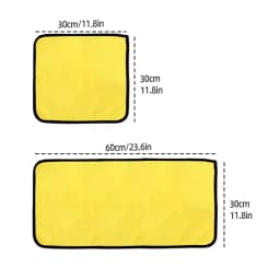 Double Sides Car Microfiber Cloths Super Absorbent Washing Drying Cleaning Towels Auto Detailing Towel Rags Clean Tool