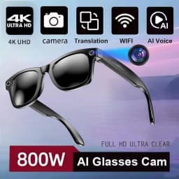 New 800W Camera AI Glasses Men Color-Changing Smart Translation Glasses Photo Video Recording Waterproof Call Smart Sunglasses