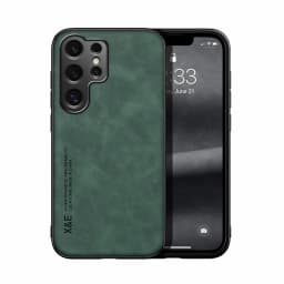 Luxury Leather Ultra Thin Phone Case For Samsung Galaxy S26 S25 S24 S23 S22 S21 Ultra Plus Silky Feel Soft Cover For Car Holder