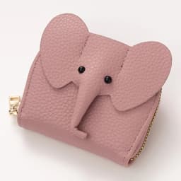 Business Card Holder Female Cow Leather Credit Card Wallet Elephant Pattern Zipper Change Small Bag Women Bank Credit Card Case