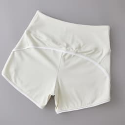 2024 New Color Contrast High Waist Sports Shorts Tight Elastic Peach Hip Training Fitness Yoga Hot Pants
