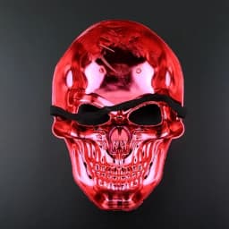 New Silvery Skull Mask Halloween Skull Head Cosplay Mask Anti-terrorism Skeleton Mask Masquerade Horror Gold Ghost Masque