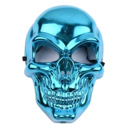 New Silvery Skull Mask Halloween Skull Head Cosplay Mask Anti-terrorism Skeleton Mask Masquerade Horror Gold Ghost Masque