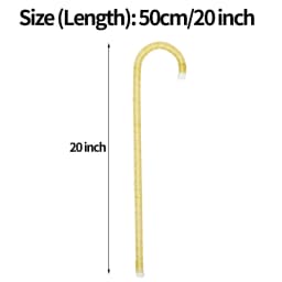 Children 50cm Dance Cane Performance Crutch Walking Stick Dance Props for Jazz Dance Belly Dance Halloween Party Magician Props