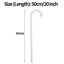 Children 50cm Dance Cane Performance Crutch Walking Stick Dance Props for Jazz Dance Belly Dance Halloween Party Magician Props