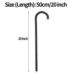 Children 50cm Dance Cane Performance Crutch Walking Stick Dance Props for Jazz Dance Belly Dance Halloween Party Magician Props