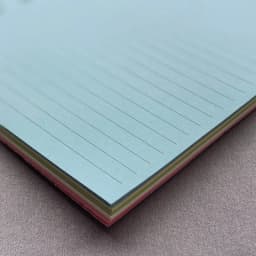 50 Sheets A6 Colorful Grid Loose Leaf Notebook Refill Spiral Binder Inner Page Line Blank craft Grid Inside Paper Stationery
