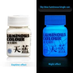 58ML Luminous Acrylic Pigment Fluorescent Paint Glow in Dark DIY Halloween Party Jewelry Nail Art Nail Beauty Resin Pigment