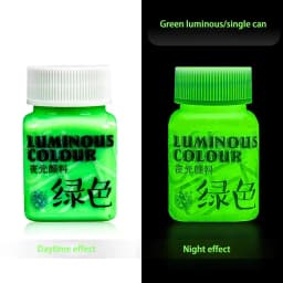 58ML Luminous Acrylic Pigment Fluorescent Paint Glow in Dark DIY Halloween Party Jewelry Nail Art Nail Beauty Resin Pigment