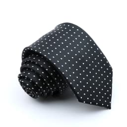Classic Men's Stripe Tie Fashion Neckties Navy Jacquard Woven Brand New Accessories Daily Wear Cravat Wedding Party Gift For Man
