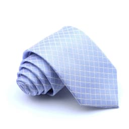 Classic Men's Stripe Tie Fashion Neckties Navy Jacquard Woven Brand New Accessories Daily Wear Cravat Wedding Party Gift For Man