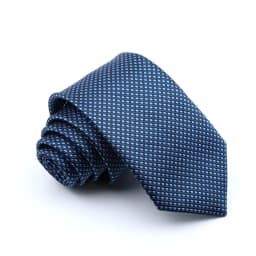 Classic Men's Stripe Tie Fashion Neckties Navy Jacquard Woven Brand New Accessories Daily Wear Cravat Wedding Party Gift For Man