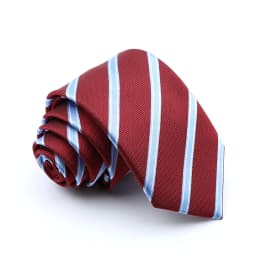 Classic Men's Stripe Tie Fashion Neckties Navy Jacquard Woven Brand New Accessories Daily Wear Cravat Wedding Party Gift For Man