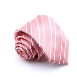 Classic Men's Stripe Tie Fashion Neckties Navy Jacquard Woven Brand New Accessories Daily Wear Cravat Wedding Party Gift For Man