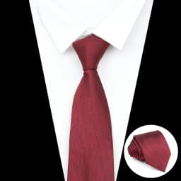 Classic Men's Stripe Tie Fashion Neckties Navy Jacquard Woven Brand New Accessories Daily Wear Cravat Wedding Party Gift For Man