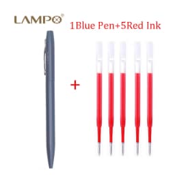 LAMPO Metal Sign Pens Luxury 0.5MM Black Gel Ink Pen Smooth Writing ручка Office School Stationery Supplies boligrafos