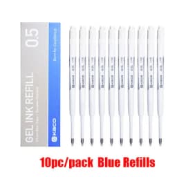 LAMPO Metal Sign Pens Luxury 0.5MM Black Gel Ink Pen Smooth Writing ручка Office School Stationery Supplies boligrafos
