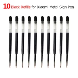 LAMPO Metal Sign Pens Luxury 0.5MM Black Gel Ink Pen Smooth Writing ручка Office School Stationery Supplies boligrafos